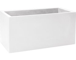 Bloembak Balkonbak Modus 80x40x40cm WIT Nicoli
