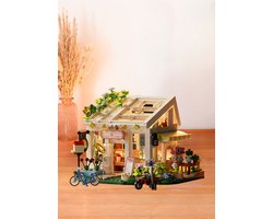 Bloemen bouwpakket – 3D bouwstenen – Bouwblokken -DIY decoratie – Miniatuur - Serre - Bloemenkas - The Flower Greenhouse