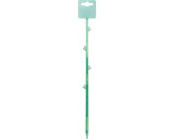 Bloemen- en plantensteun 50 cm kunststof groen transparant