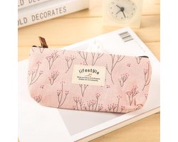 Bloemen School Etui - pennenzak - schoolspullen
