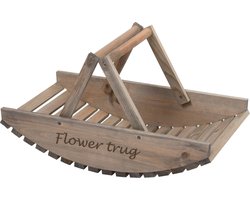 Bloemenplukmand hout