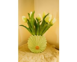 Bloemenvaas ‘Daisy’ – Een vrolijke eyecatcher in je interieur! | Viva Femme | Vaas | Decoratie | Cadeau | Wonen | Bloemen | Lente | Fris Groen