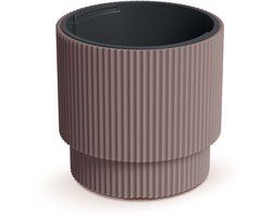 Bloempot 40 x 38 cm - Plantenpot 38L met 20L Binnenpot - Kunststof Planten Pot - voor Binnen en Buiten - Roze