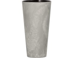 Bloempot Buiten Hoog Rond Tubus Slim Beton 30cm BETON Prosperplast