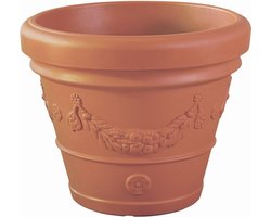 Bloempot Buiten Rond Idra Festonato 45cm TERRACOTTA Teiplast