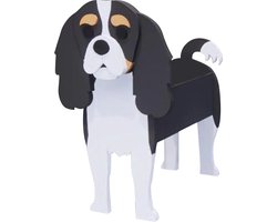 Bloempot Cavalier King Charles spaniël - Hond- Plantenpot - Binnen en Buiten - Schattig - Dieren - Decoratieve - Woonaccessoires - Tuinaccessoires - Tuindecoraties
