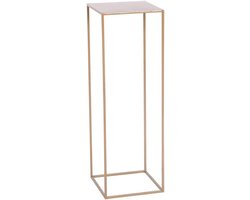 Bloempot Display Stand - Plantenstandaard Frame - Planten Presenteren - Handgelast Metaal - 90cm Hoog - Goud