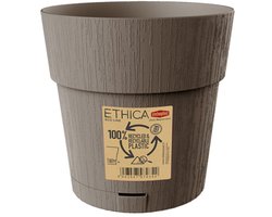 Bloempot 'Ethica' 30 cm - Met zelfbewatering – Voor binnen & buiten - Taupe