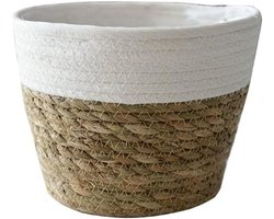 Bloempot Messing - Plantpot Kleine Pot - Woonkamer Decoratie - Handgemaakt Ontwerp - 1 Stuk - Messing