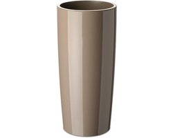 Bloempot - Musa - 35x90 Taupe - Glanzend