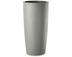 Bloempot - Musa Matte - 25x52 Beton Grijs - Outdoor & Indoor - Stone Look