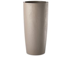 Bloempot - Musa Matte - 25x52 Taupe - Outdoor & Indoor - Stone Look