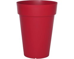 Bloempot Riviera 415356 Cirkelvormig Rood Plastic