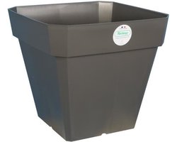 Bloempot Riviera Donker grijs 65 L 49 x 49 x 45 cm Grijs