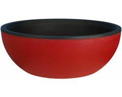 Bloempot Riviera Granite Ø 40 cm Rood