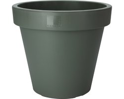 Bloempot rond 60 cm - Ronde Kunststof Plantenpot voor Binnen & Buiten – Weerbestendig & Lichtgewicht – Groen