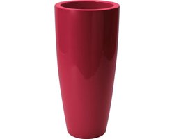 Bloempot Rond Talos Gloss 33cm ROOD Nicoli