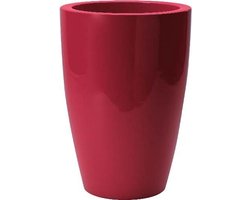 Bloempot Rond Tylus Gloss 30cm ROOD Nicoli