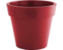 Bloempot Rond Zeus Gloss 40cm ROOD Nicoli