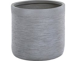 Bloempot SAMOS Keramiek 42 cm Grijs