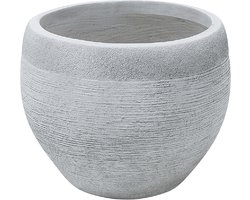 Bloempot ZAKROS Keramiek 38 cm Wit