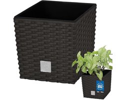 Bloempotten 4 liter met Binnenpot - Plantenpot voor Binnen en Buiten