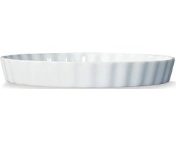 Blokker Fiji Ovenschaal - Porselein - Ø26 cm - Wit