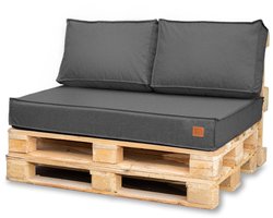 Blomster Outdoor - Tuinkussens Set voor Palletmeubels - Waterafstotend - Europallet - 120x80x15 cm