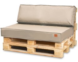 Blomster Outdoor - Tuinkussens Set voor Palletmeubels - Waterafstotend - Europallet - 120x80x15 cm