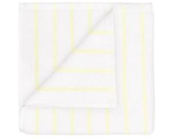 Blomus Arto gastendoek set van 2 30x50cm wit / transparant yellow