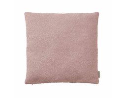 Blomus Boucle kussen cover + vulling 50x50cm misty rose