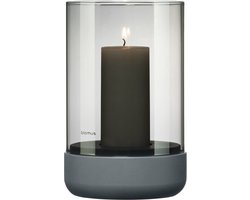 Blomus CALMA Windlicht - H 20 cm, Ø 12 cm (M) - Steel Gray