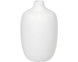 Blomus Ceola vaas H13cm D8cm wit