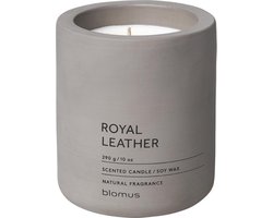 Blomus Fraga Geurkaars Royal Leather H 11 cm Diameter 9 cm Satellite