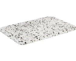 Blomus Omeo tray 20x15cm white / black