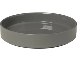 Blomus Pilar diep bord 20cm pewter