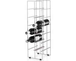 Blomus PILARE Wijnrek - Zilver - 12 flessen