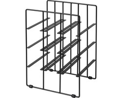 Blomus PILARE Wijnrek - Zwart - 9 flessen