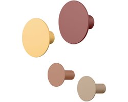 Blomus Ponto Wandhaken New Wheat | Bruin / Beige / Geel | Polystone