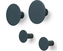 Blomus PONTO Wandhaken - Set van 4 - Gun Metal
