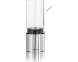 Blomus reserveglas voor het Faro windlicht - Uitvoering - Los doorzichtig glas (reserveglas voor de grote Faro 65091 )