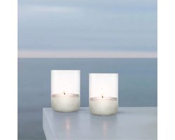 Blomus - Set Theelichthouder Blomus Concrete CALMA (Ø10 cm x 14 cm)