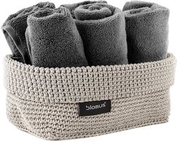 Blomus TELA Opbergmand Rechthoekig - 20 x 11,5 x 9 cm (L) - Zand