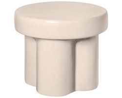 Blomus Toru bijzettafel / kruk H32cm D40cm lily white