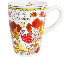 Blond Amsterdam Even Bijkletsen beker XL 500 ml - mint rand