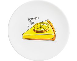 Blond Amsterdam, Even Bijkletsen: Bord Lemon Pie, 18cm