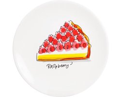 Blond Amsterdam – Even Bijkletsen - Cake Plate Raspberry -18 Cm