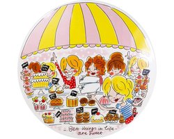 Blond Amsterdam Even Bijkletsen Taartplateau - Ø 31 cm