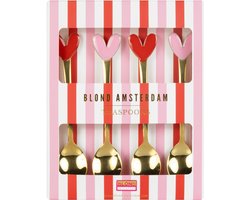 Blond Amsterdam, Even Bijkletsen: theelepels Hearts, set van 4.