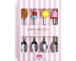 Blond Amsterdam, Even Bijkletsen: Theelepels, set van 4